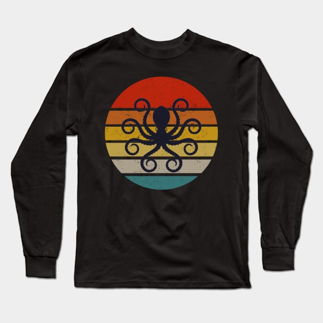 octopus, octopus vintage Long Sleeve T-Shirt by hatem